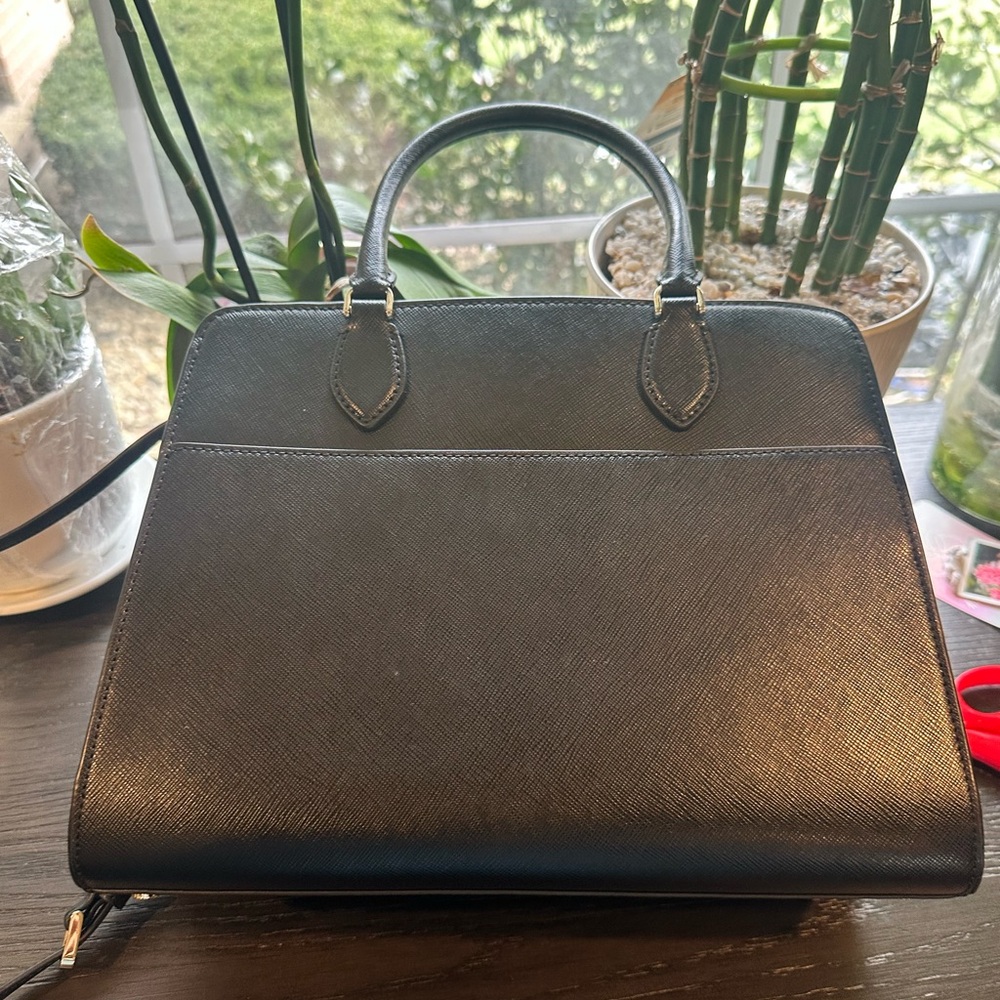 Kate Spade Black Leather Tote Bag - Picture 5 of 8